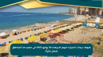 هبوط درجات الحرارة اليوم الأربعاء 30 يوليو 2025 في مصر—ما المناطق الأكثر تأثراً؟